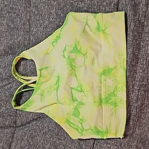 Lululemon Energy Bra High Neck Long Line Tie Dye Sports Bra